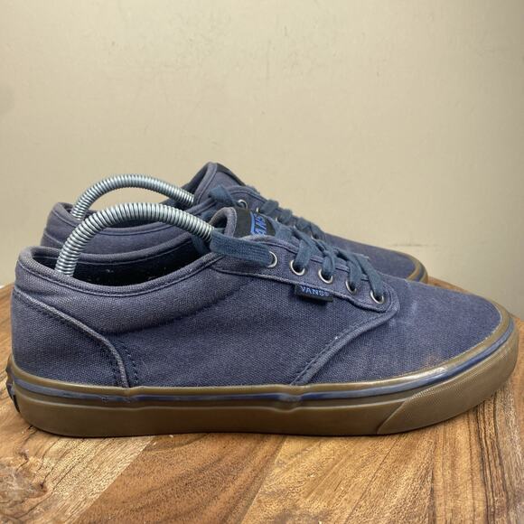 Vans Off The Wall Old Skool Mens Navy Blue Gum Size 10 Low Top Shoes main image 9